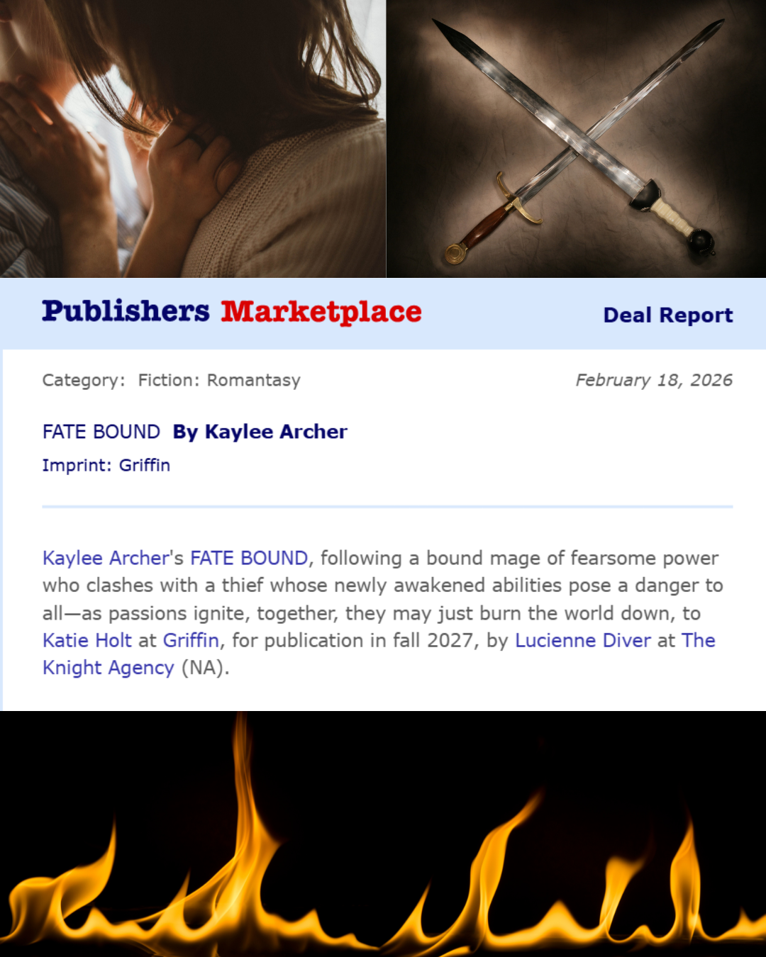 Publishers Weekly Announcement